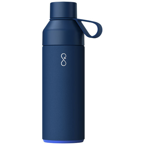 Bouteille publicitaire 500 ml recyclée Ocean Bottle Bleu ocean